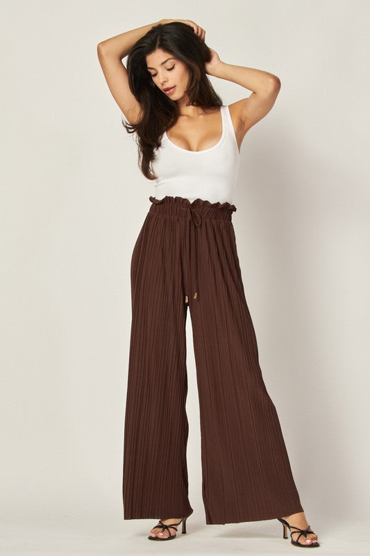 Espresso Pleated Pants