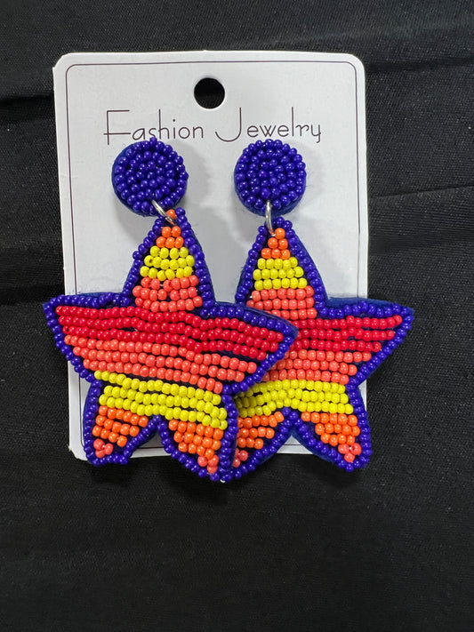 Astros Earrings