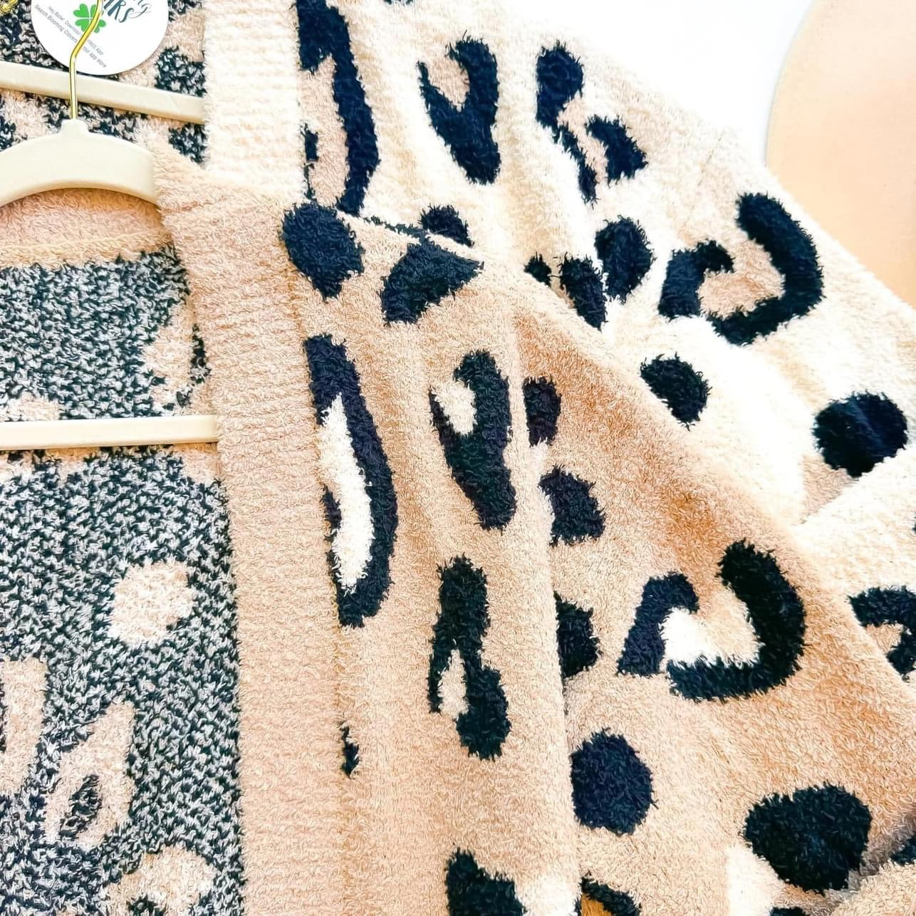 Luxe Oversized Leopard Cardigan