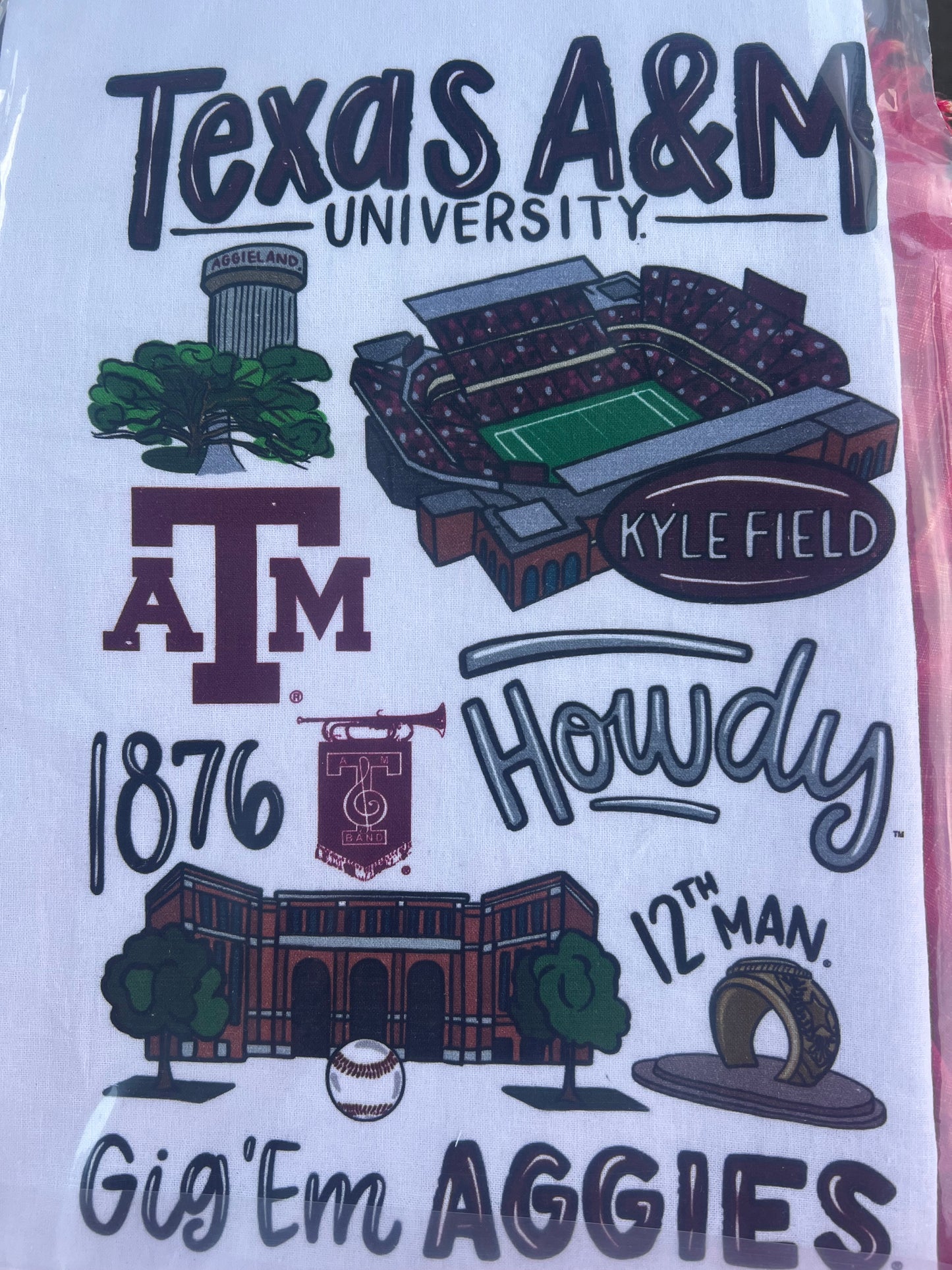 Aggie Tea Towel